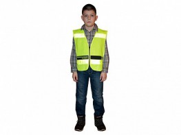 Световозвращающий жилет на молнии для пешеходов - fgospostavki.ru - Махачкала