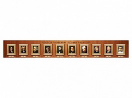 Стенд-лента "Портреты зарубежных детских писателей" - fgospostavki.ru - Махачкала