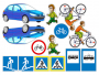 Магнитно-маркерная доска "Дорожные правила пешехода" с комплектом тематических магнитов - fgospostavki.ru - Махачкала