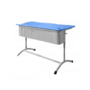 Школьный двухместный стол с перфорированным экраном - fgospostavki.ru - Махачкала